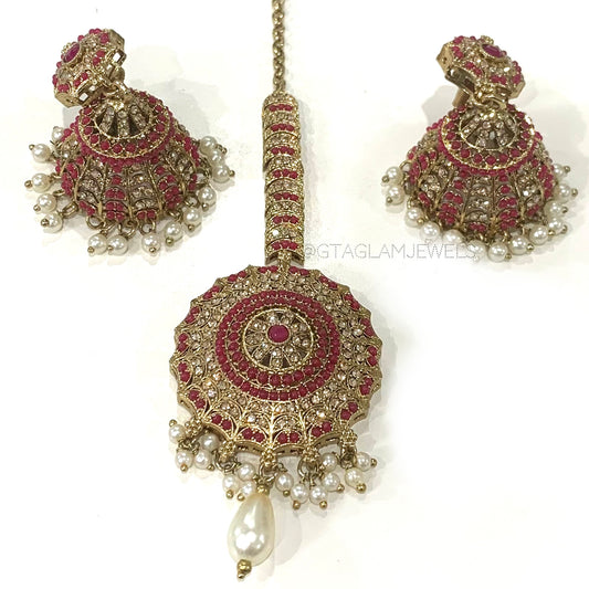 Earrings & Tikka Set  image 0