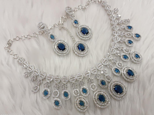 American Diamond Necklace Set