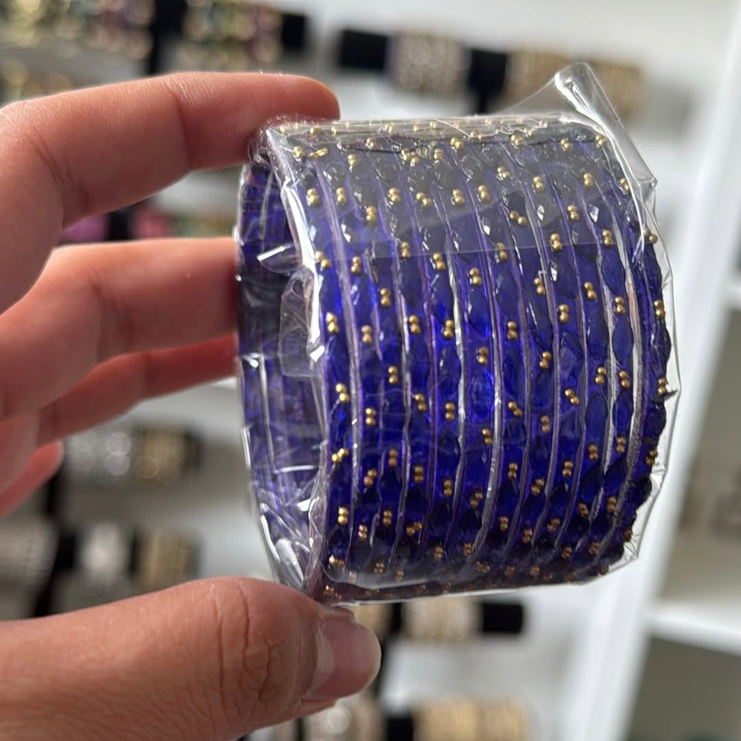 Raindrop Glass Bangles