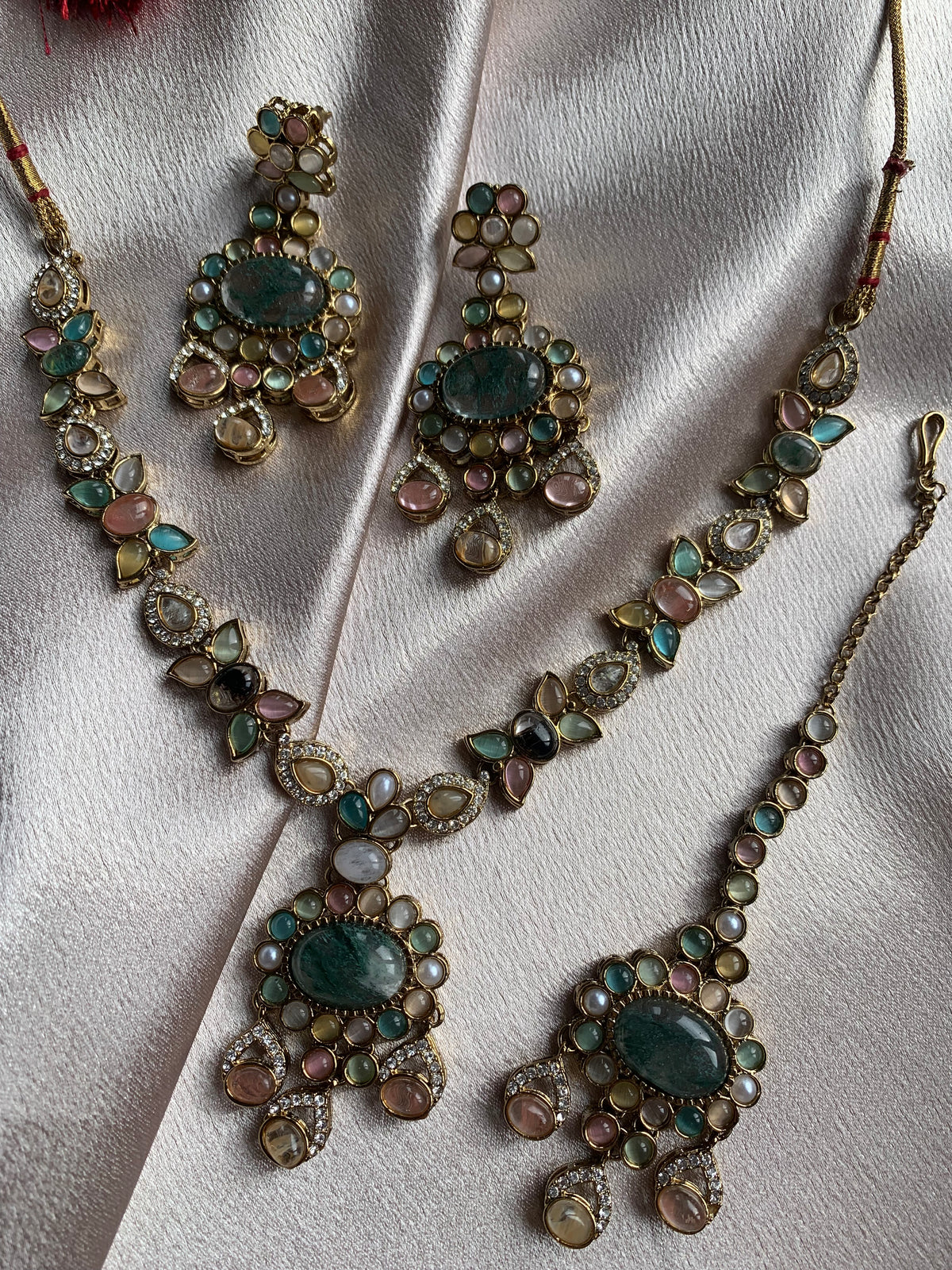 Long Sabyasachi Inspired Necklace Set