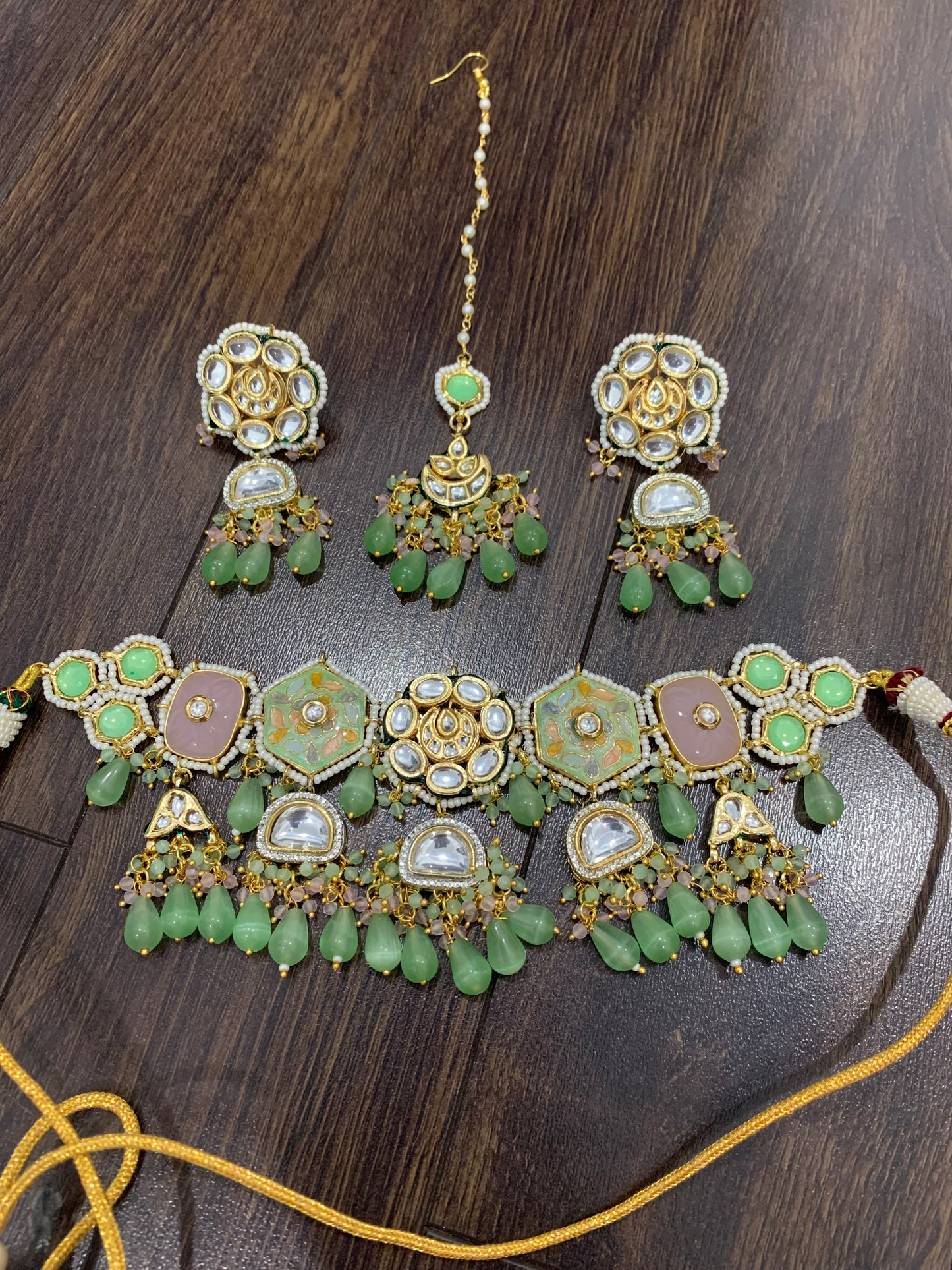 Meenakari Choker Set