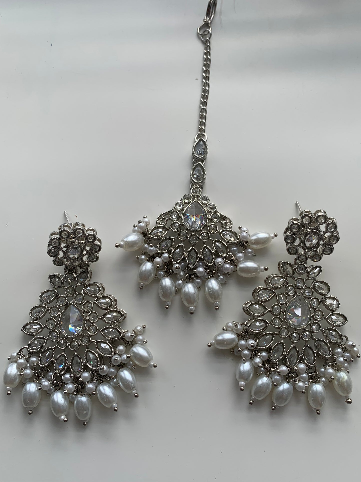 Polki Earrings & Tikka Set