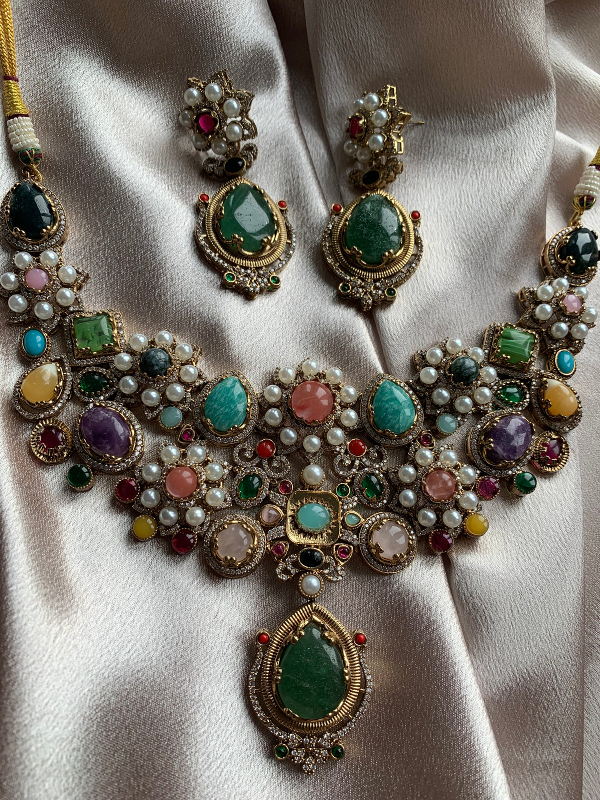Bridal Multicolour Sabyasachi Necklace Set