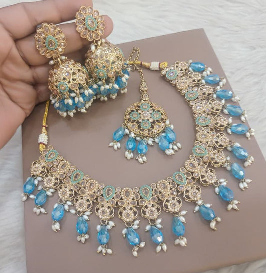 Polki Necklace Set