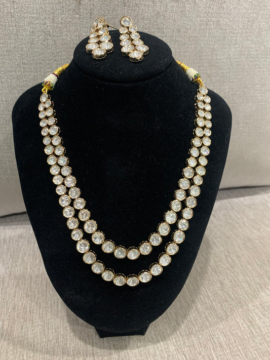 Tyani Kundan Layered Necklace Set