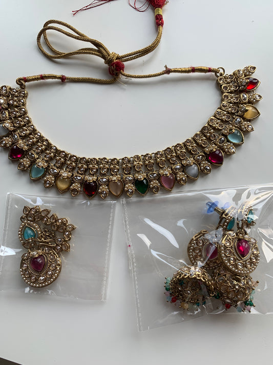 Polki Necklace Set
