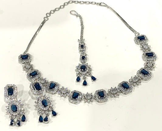 American Diamond Necklace Set