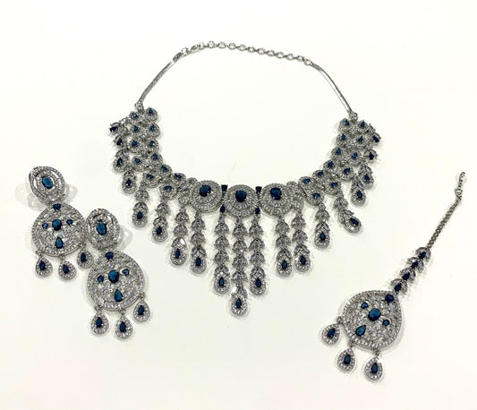 American Diamond Necklace Set