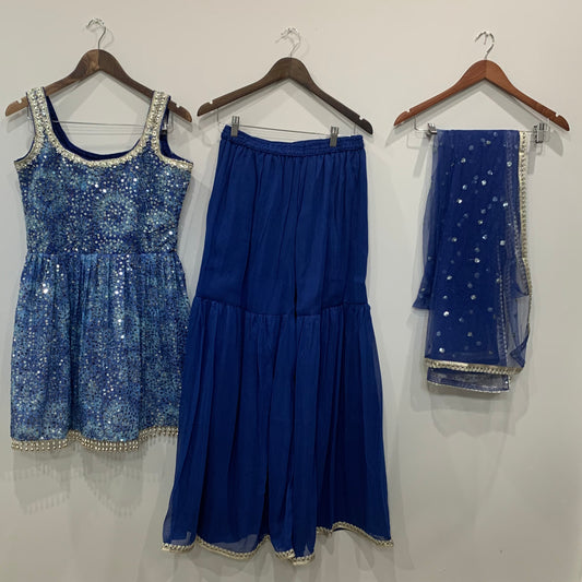 Peplum Sharara Suit image 0