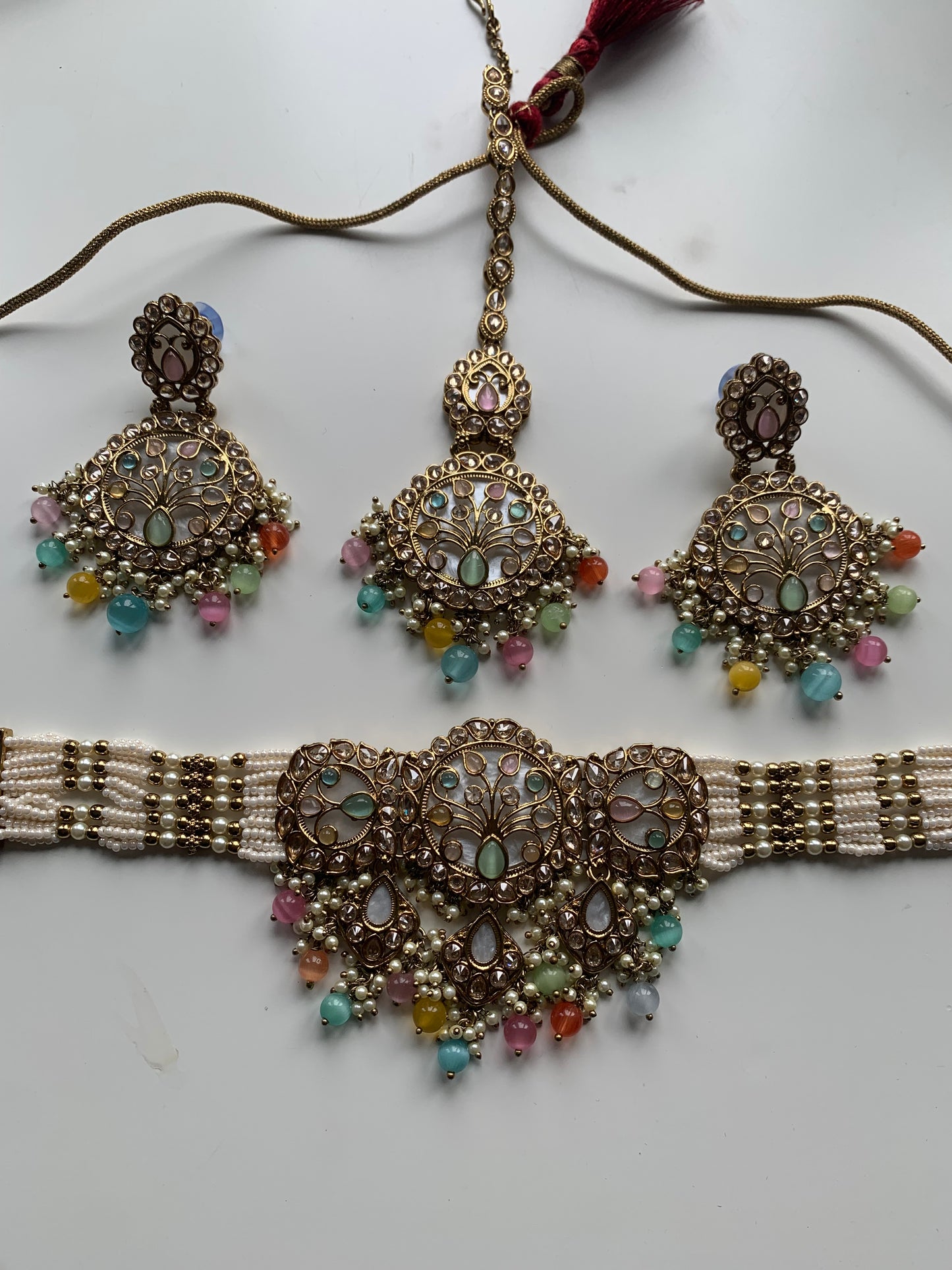 Mother of Pearl Choker Set