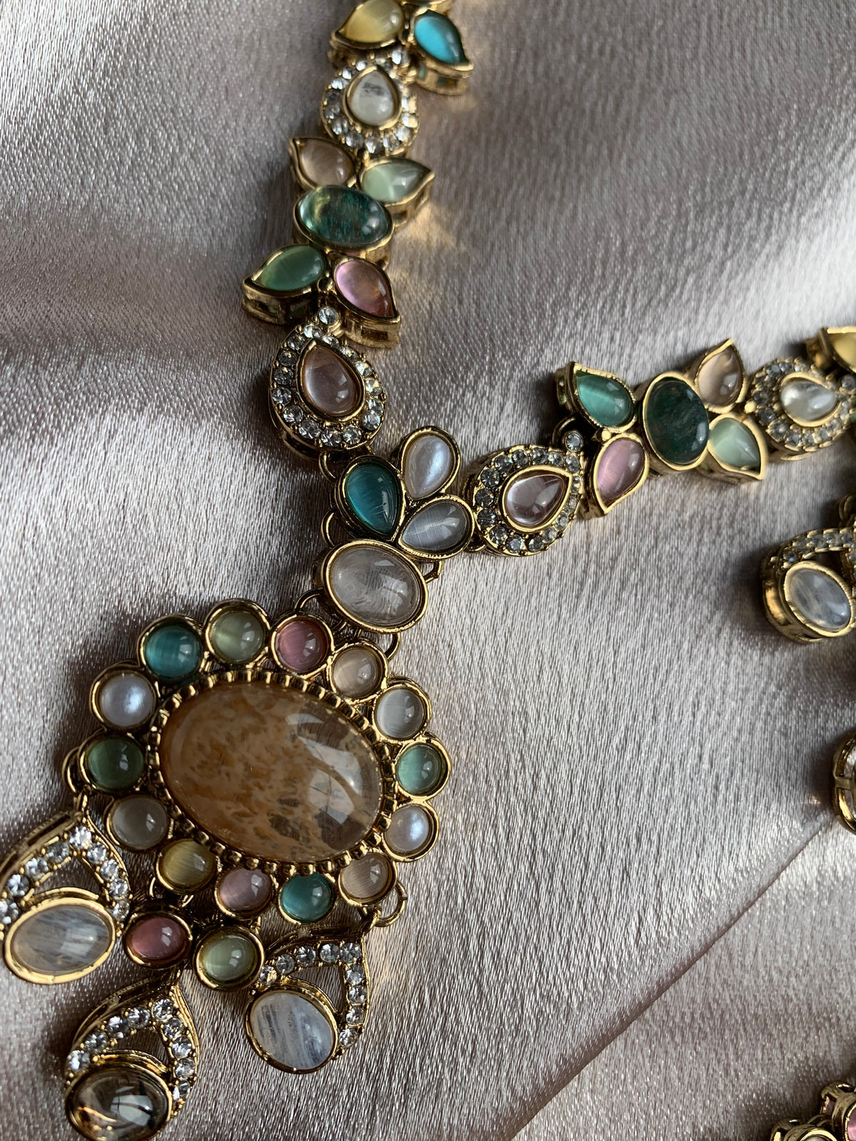 Long Sabyasachi Inspired Necklace Set