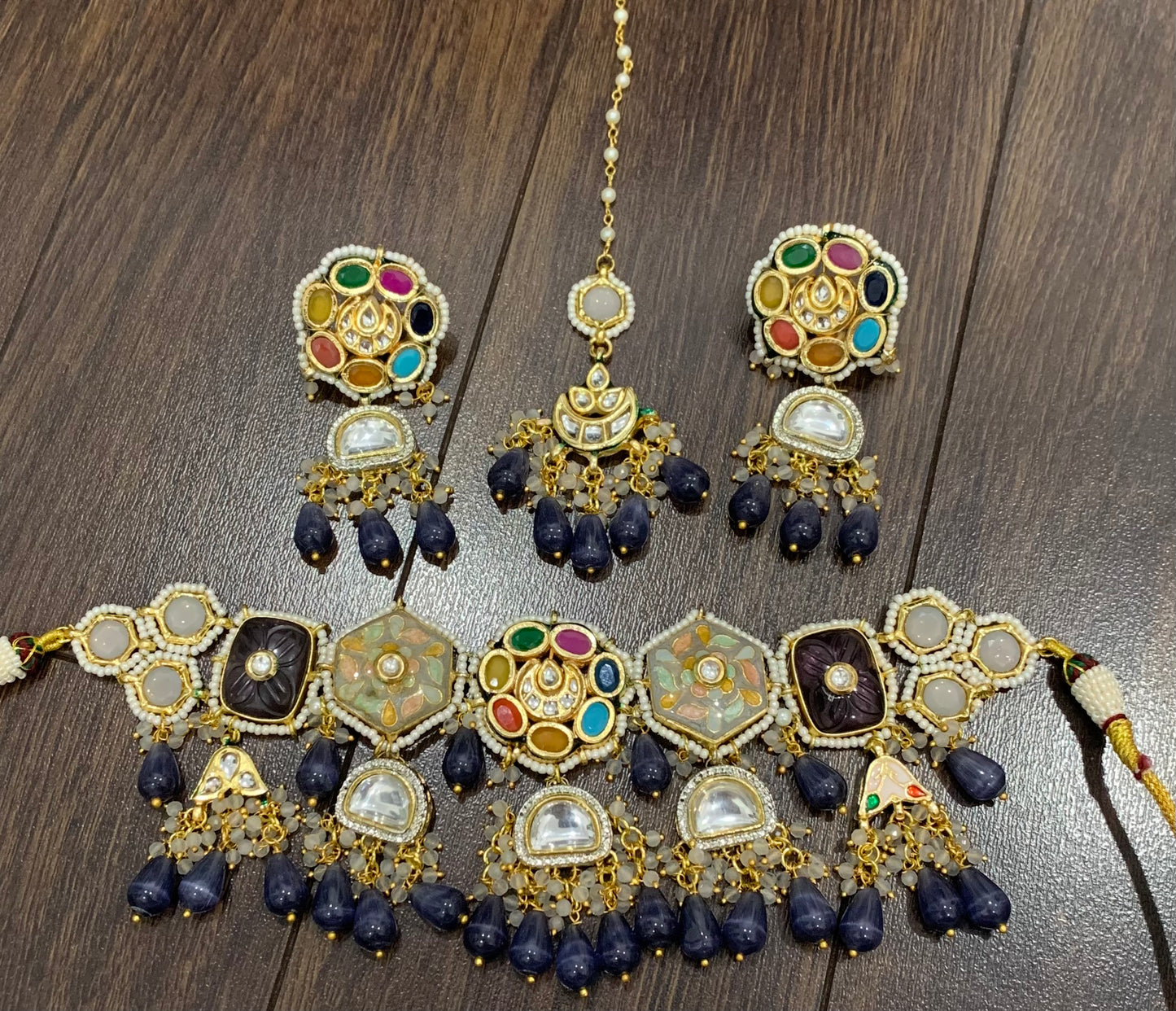 Meenakari Choker Set
