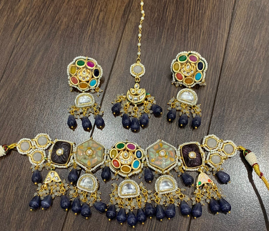 Meenakari Choker Set
