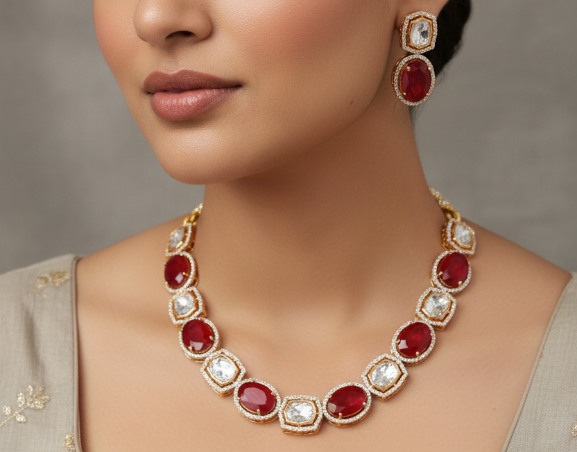 Tyani Kundan Set