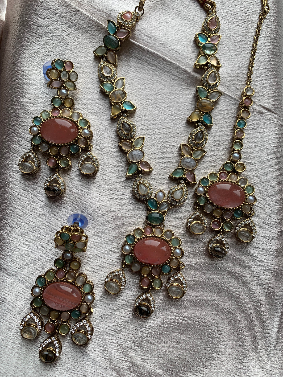 Long Sabyasachi Inspired Necklace Set