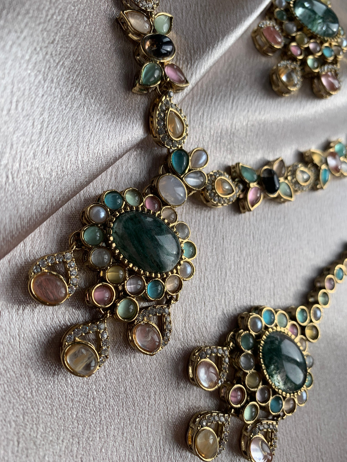 Long Sabyasachi Inspired Necklace Set