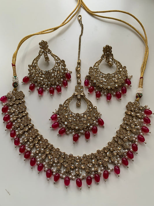 Polki Necklace Set