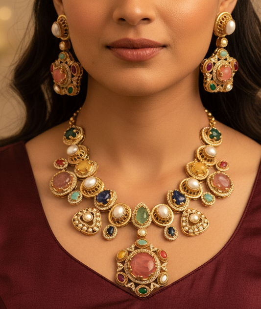 Sabyasachi Inspired Necklace Set