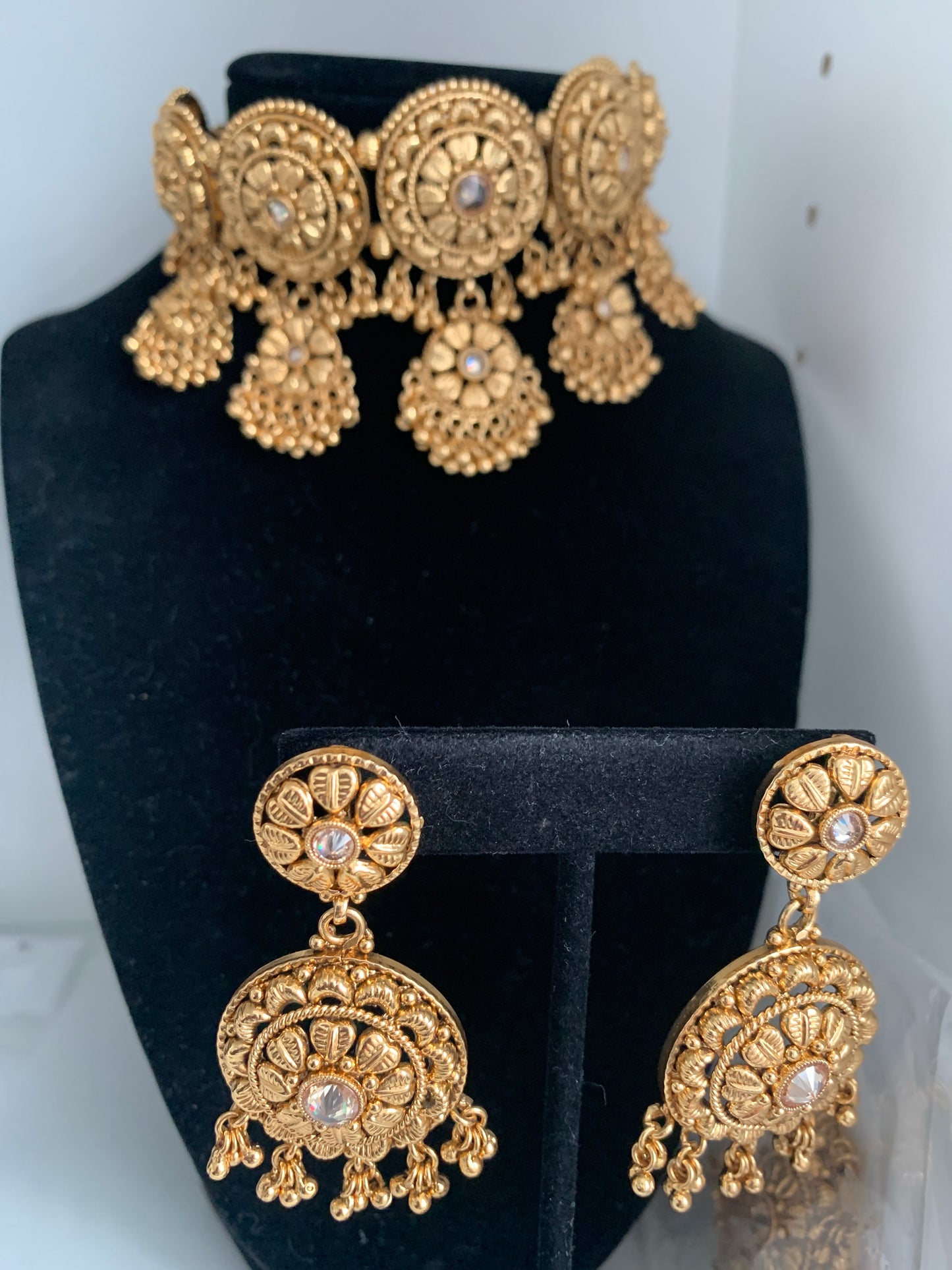 Gold Plated Choker Set