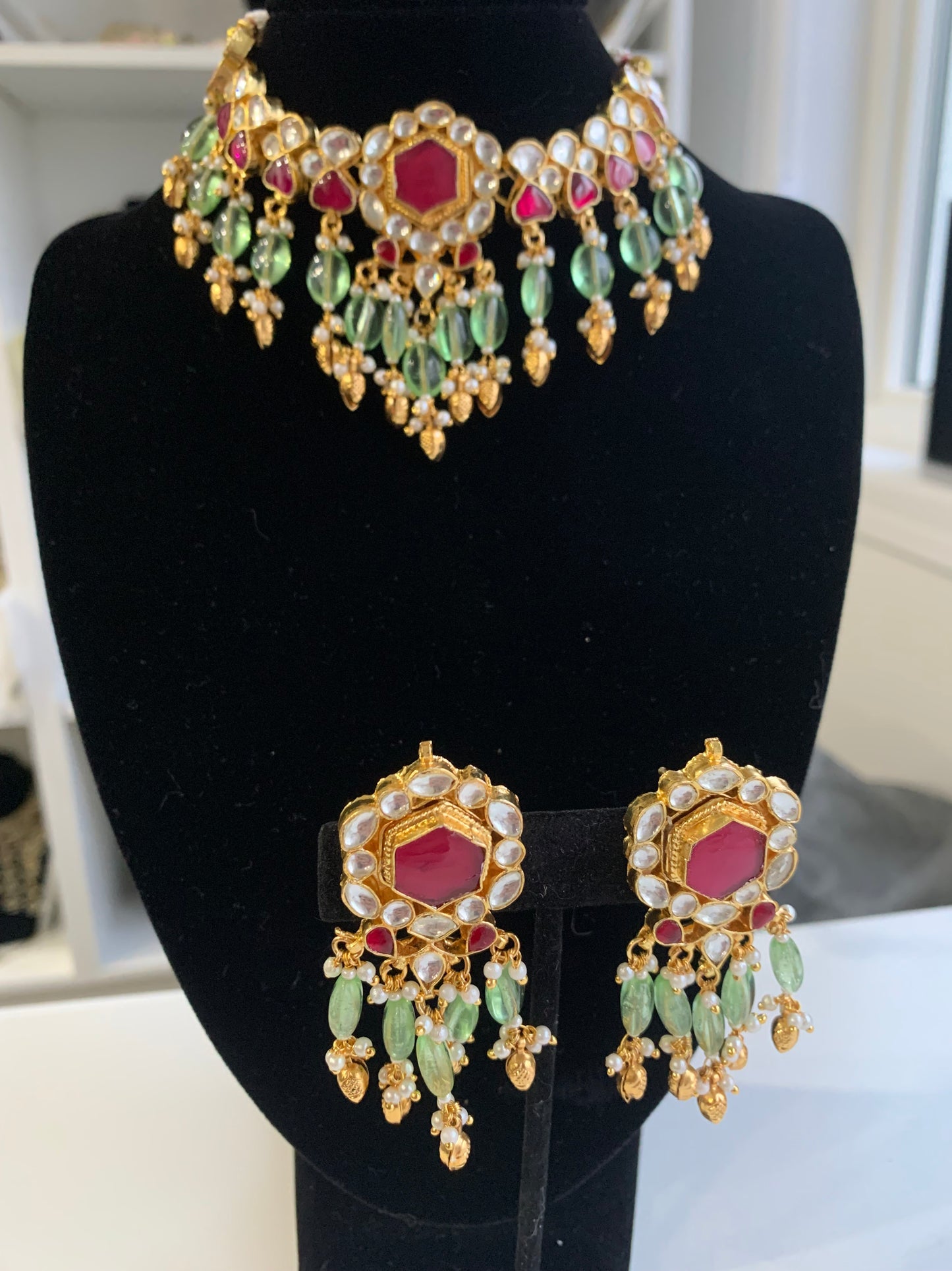 Pachi Kundan Choker Set