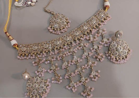 Polki Waterfall Choker Set