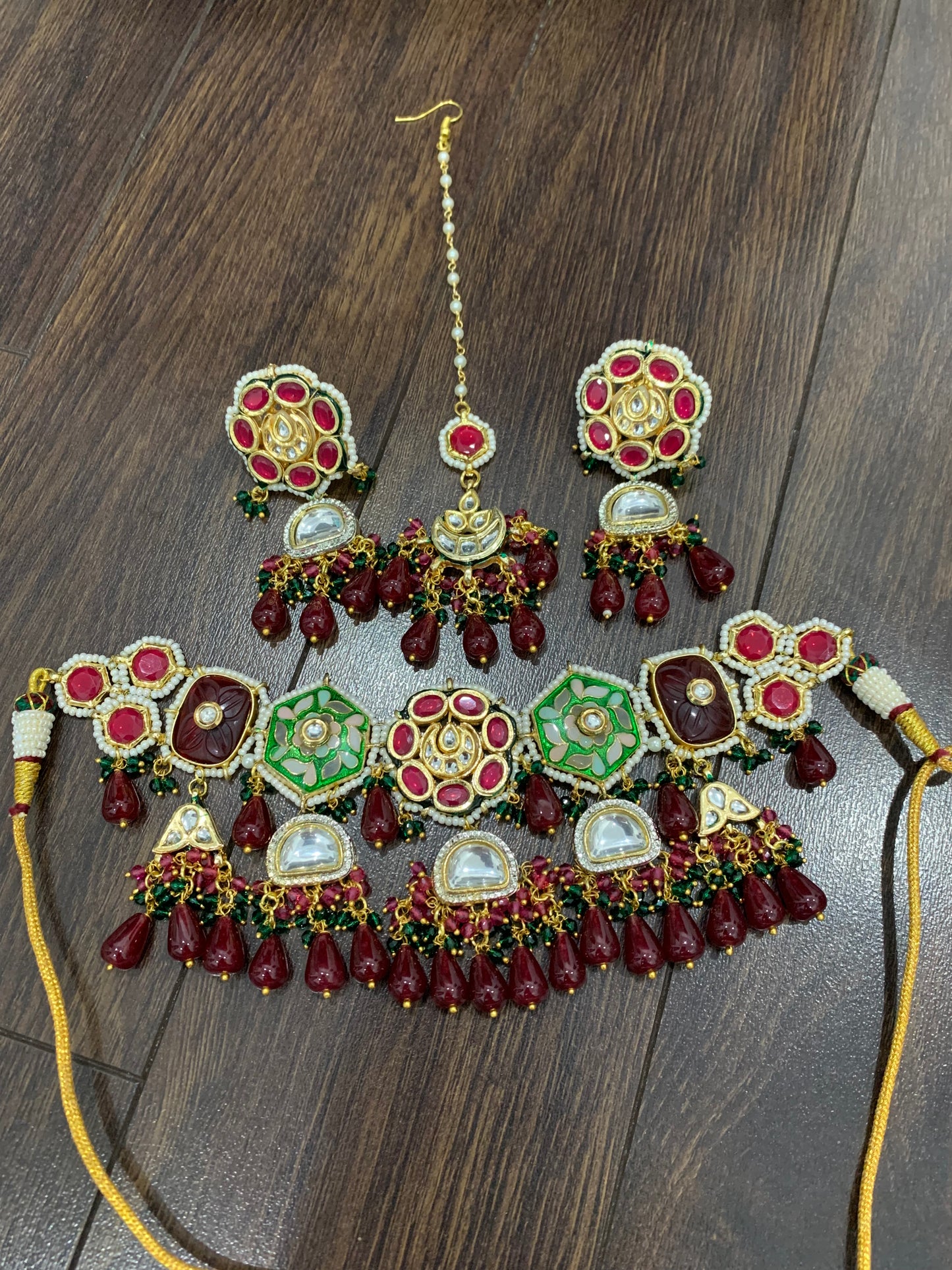 Meenakari Choker Set
