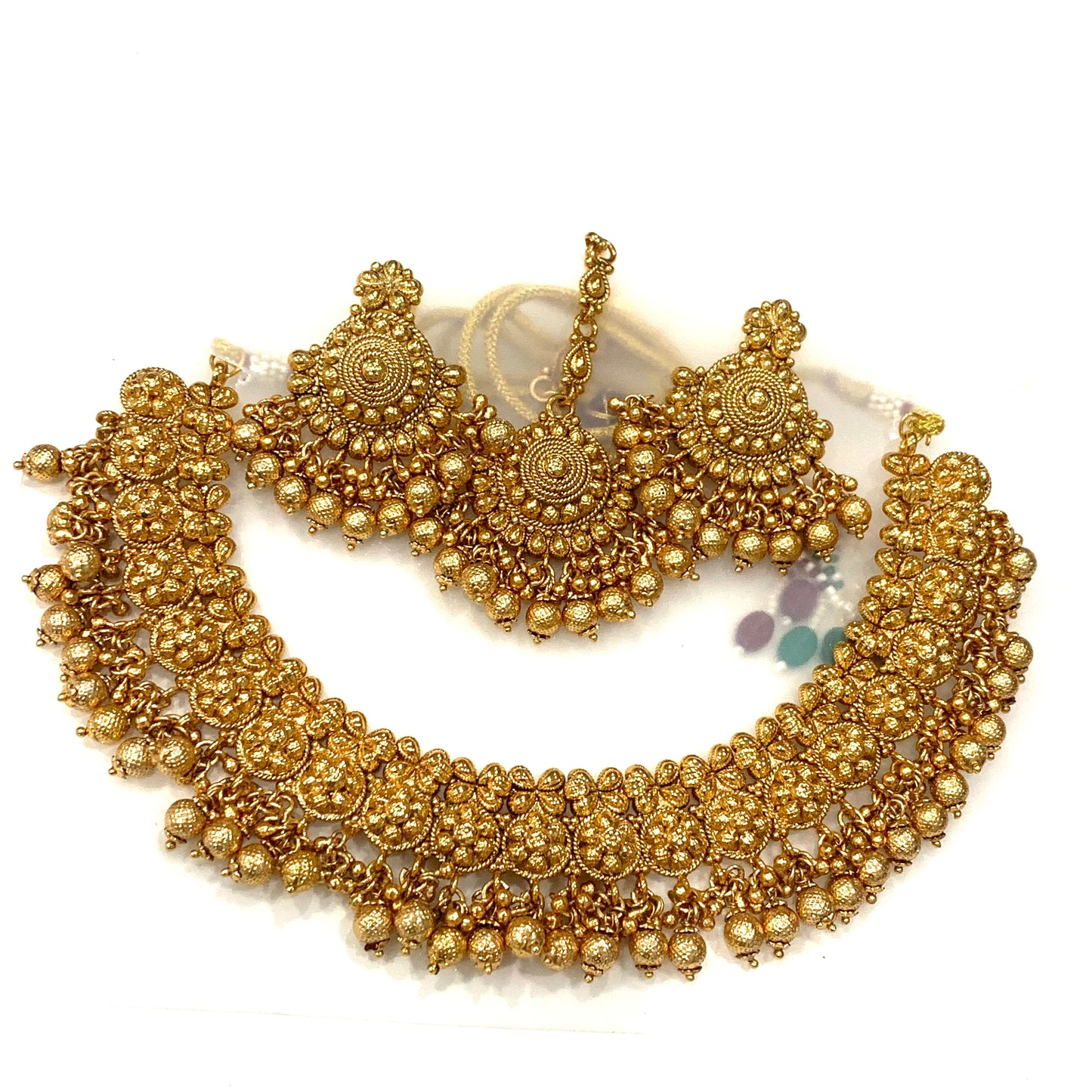 Gold Plated Necklace Set