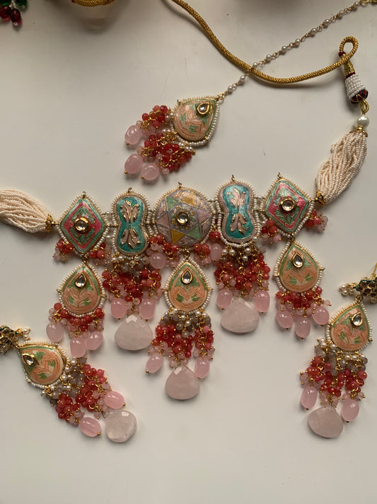 Meenakari Choker Set