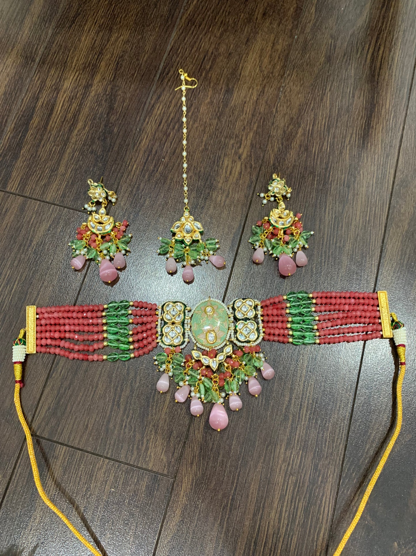 Meenakari Choker Set