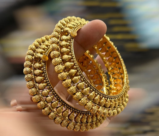 Gold Plated Openable Bangles