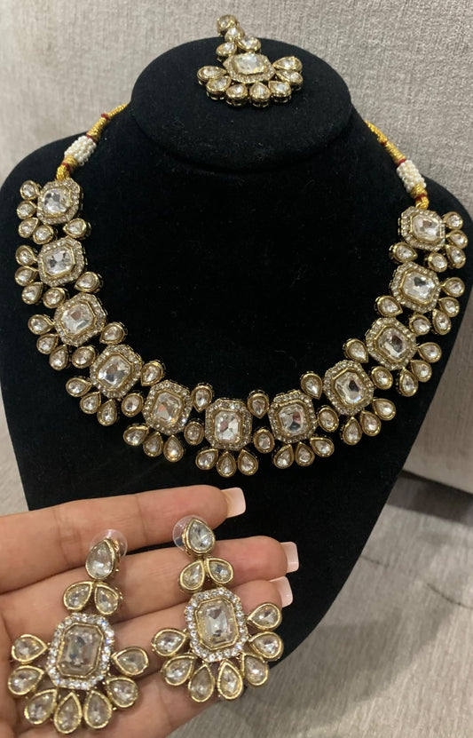 Polki Necklace Set