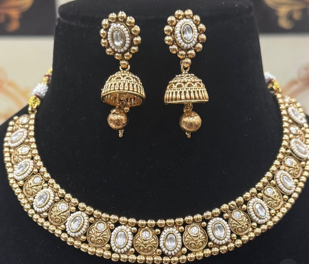Gold Plated Necklace Set
