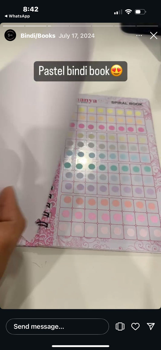 Pastel Bindi Book