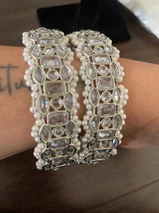 Polki Bangles - Size 2.6
