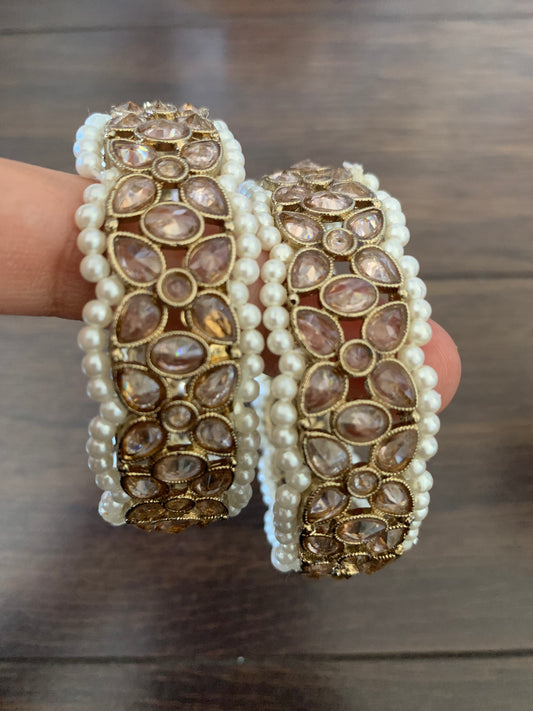 Polki Bangles-Size 2.4