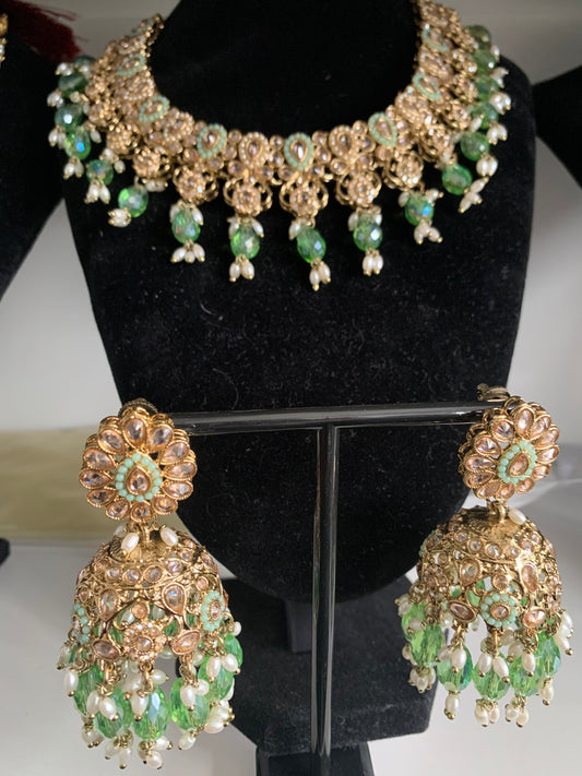 Polki Necklace Set