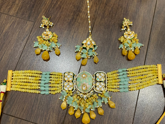 Meenakari Choker Set