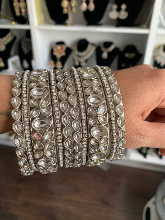 Bangle Set - 10 Pc - Size 2.14