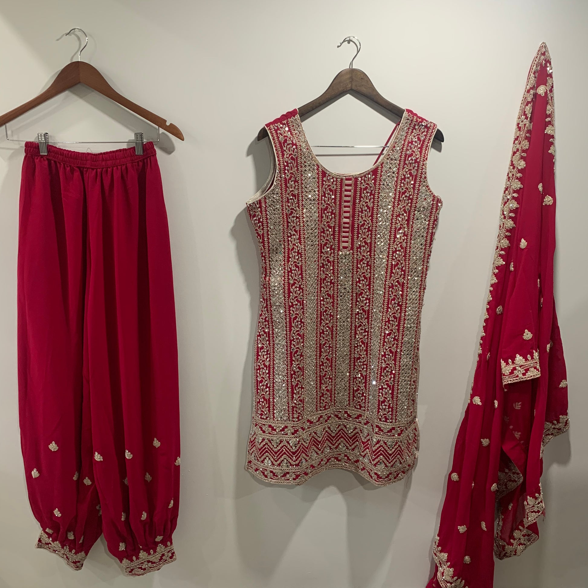Suit with Afghani Salwar image 0