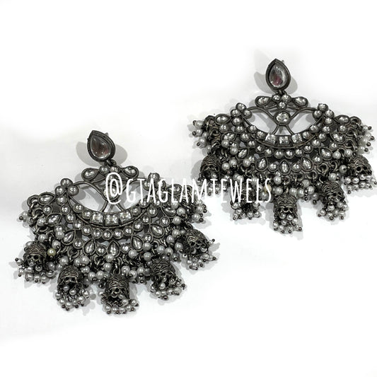 Oxidized Earrings image 0
