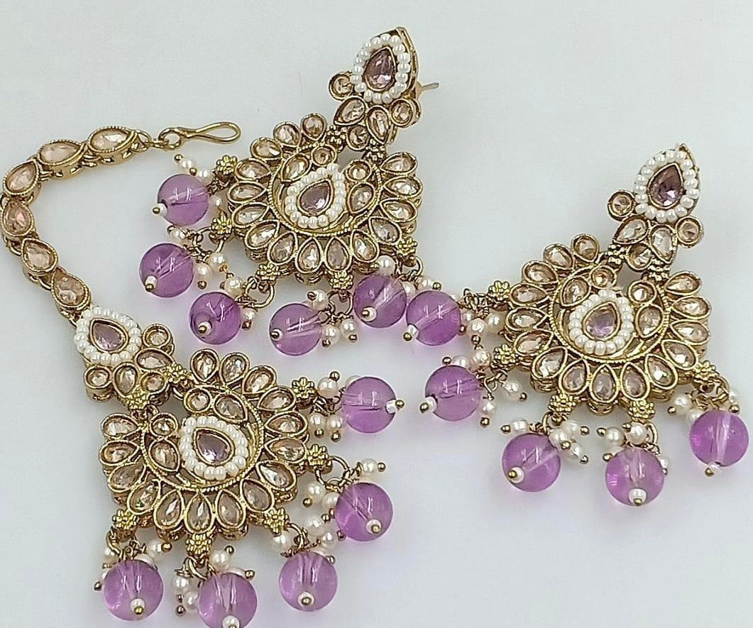 Earrings & Tikka Set image 0