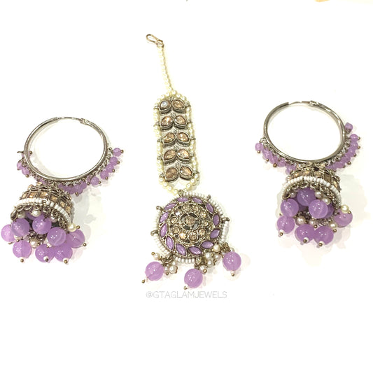 Earrings & Tikka Set image 0