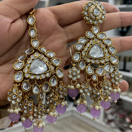 Earrings and Tikka Set image 0