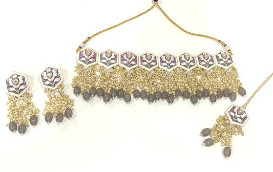 Meenakari Choker Set image 0