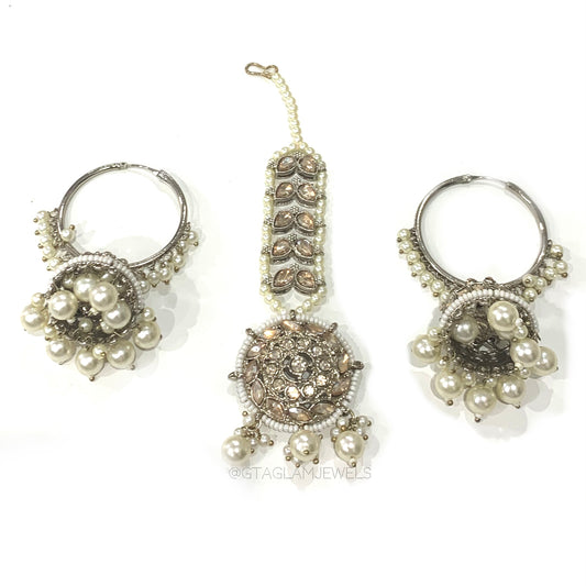 Earrings & Tikka Set image 0